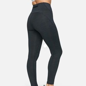 Outdoor Voices 7/8 black marl techsweat high waist leggings XS
